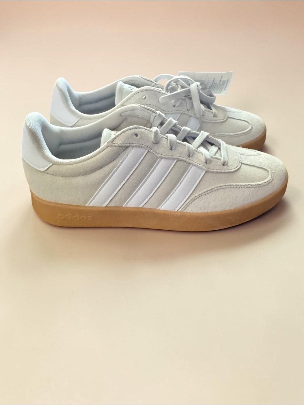 Adidas VL Court Style Sneakers Beige/White Gum Sole | NO BOX HAS TAGS - Picture 3 of 4